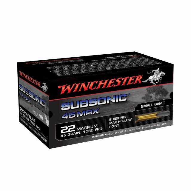 Winch. .22LR SubsonicMax 42gHP