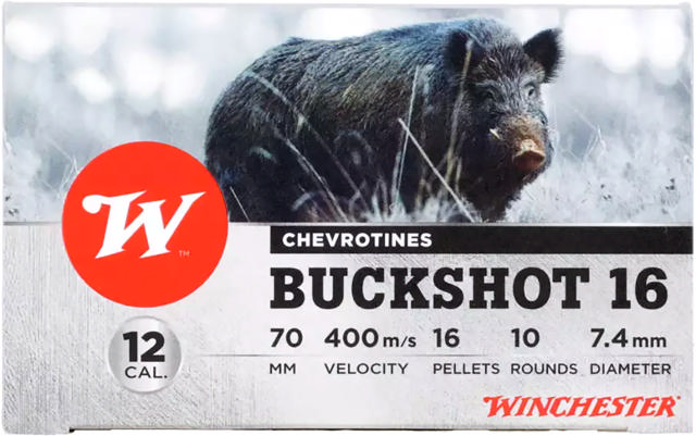 Winch. 12/70 BUCKSHOT 16 pellets 38g. (10/250)