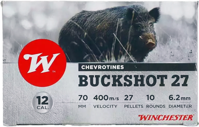 Winch. 12/70 BUCKSHOT 27 pellets 38g. (10/250)