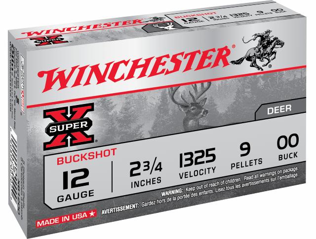 Winch. 12/70 Super-X BUCKSHOT 9 pellets (5/250)