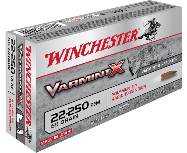 Winch. .22-250 Rem Varmint X  55gr. 
